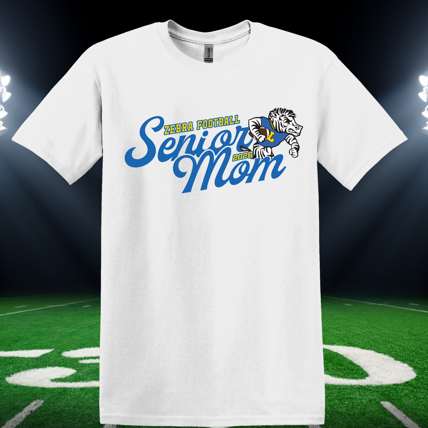 Lincoln Zebra Tees and Tanks- Senior Mom Zebra