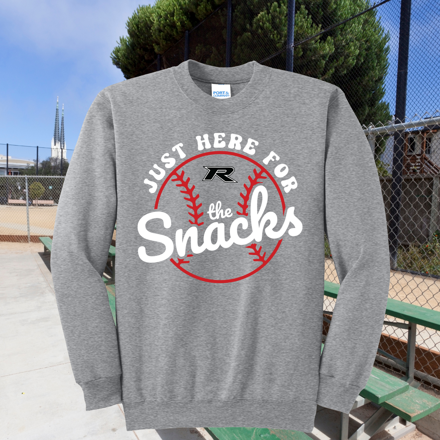 Rocklin Pony Baseball Hoodie- snacks Youth and Adult