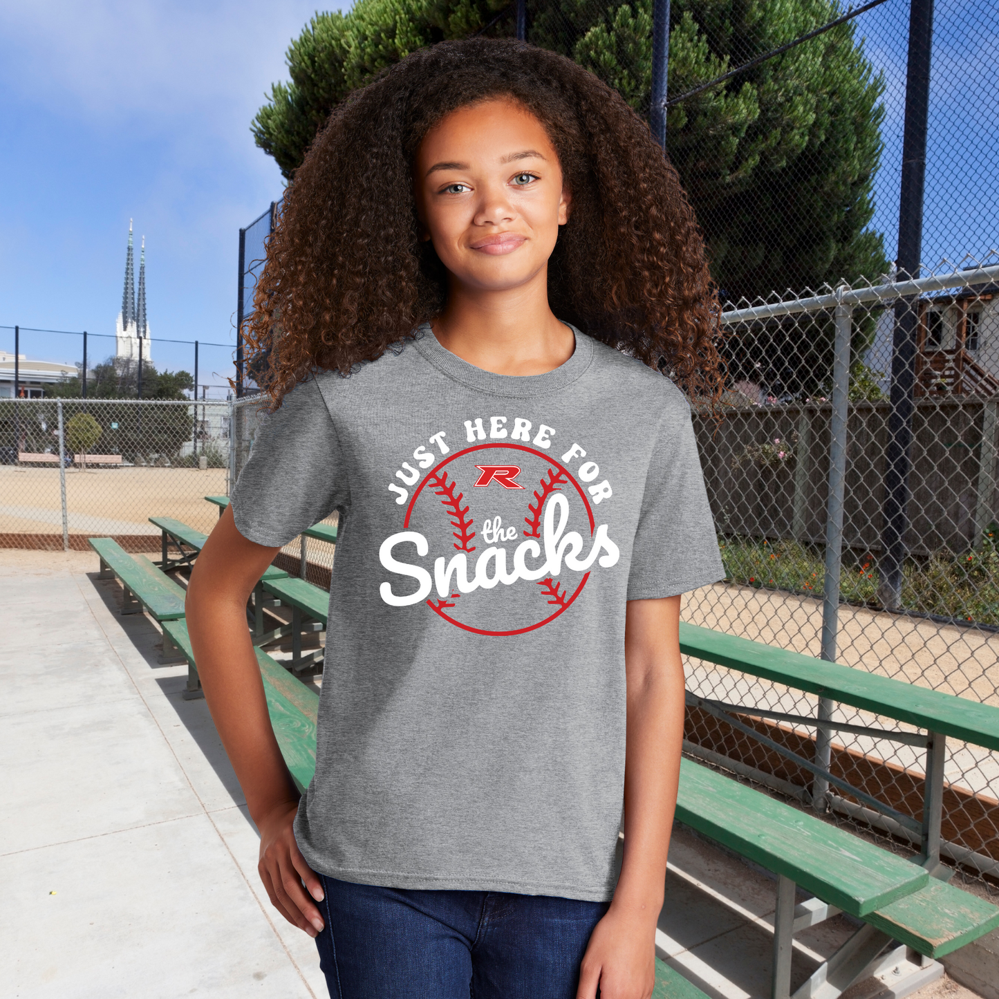 Rocklin Pony Baseball Tees and Tanks-Snacks Youth and Adult