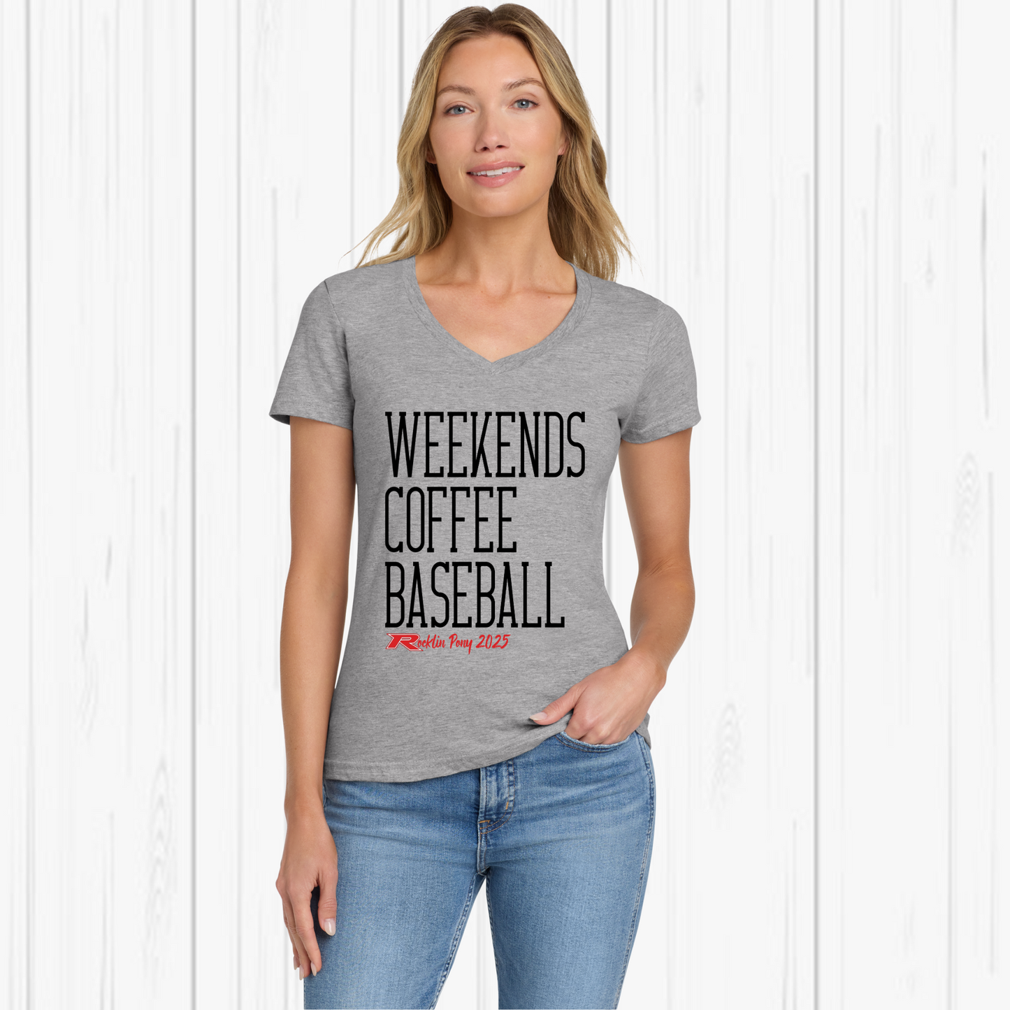 Rocklin Pony Baseball Tees and Tanks-Weekends