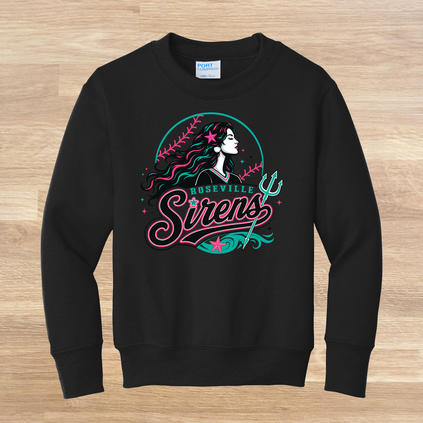 Sirens RP- Adult and Youth Hoodie/Crew-Mermaid