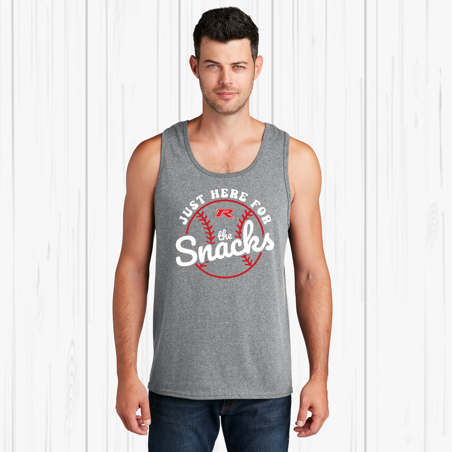 Rocklin Pony Baseball Tees and Tanks-Snacks Youth and Adult