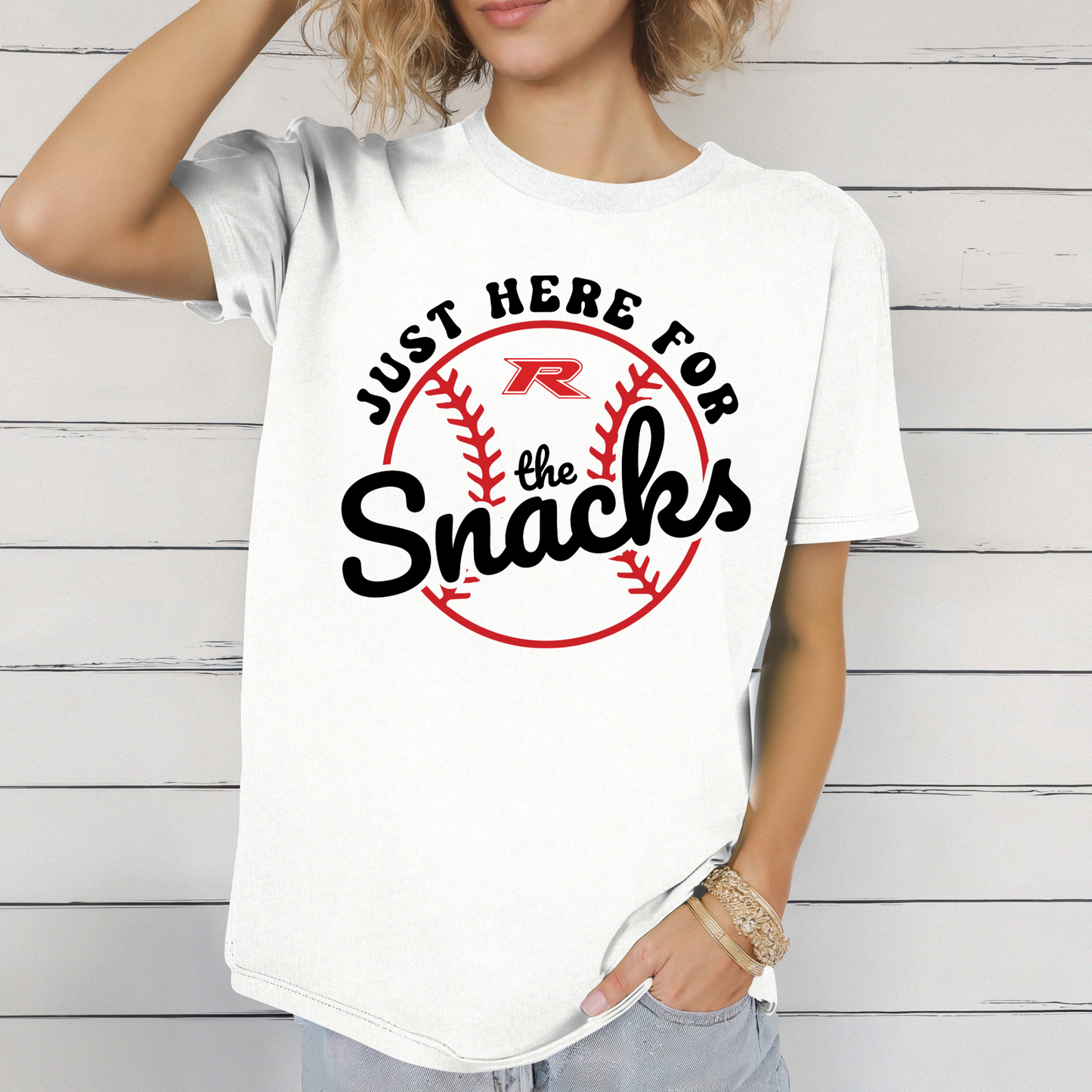 Rocklin Pony Baseball Tees and Tanks-Snacks Youth and Adult