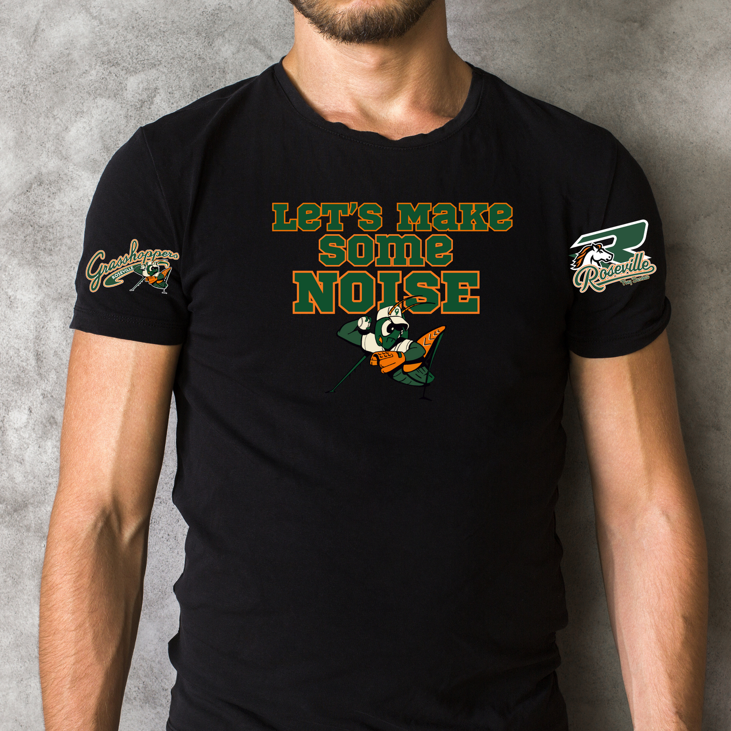 Roseville Pony Grasshoppers - Noise- Adult Soft Style Tee