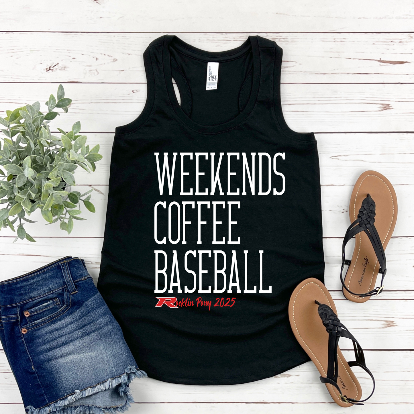 Rocklin Pony Baseball Tees and Tanks-Weekends