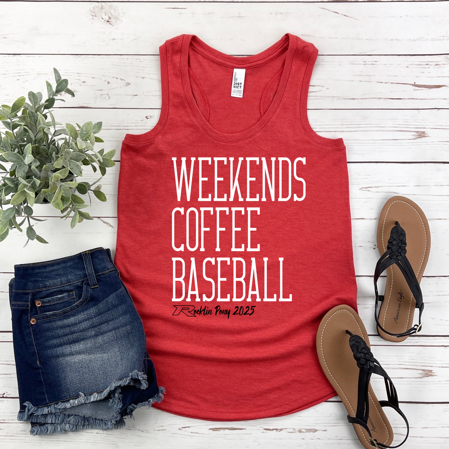 Rocklin Pony Baseball Tees and Tanks-Weekends
