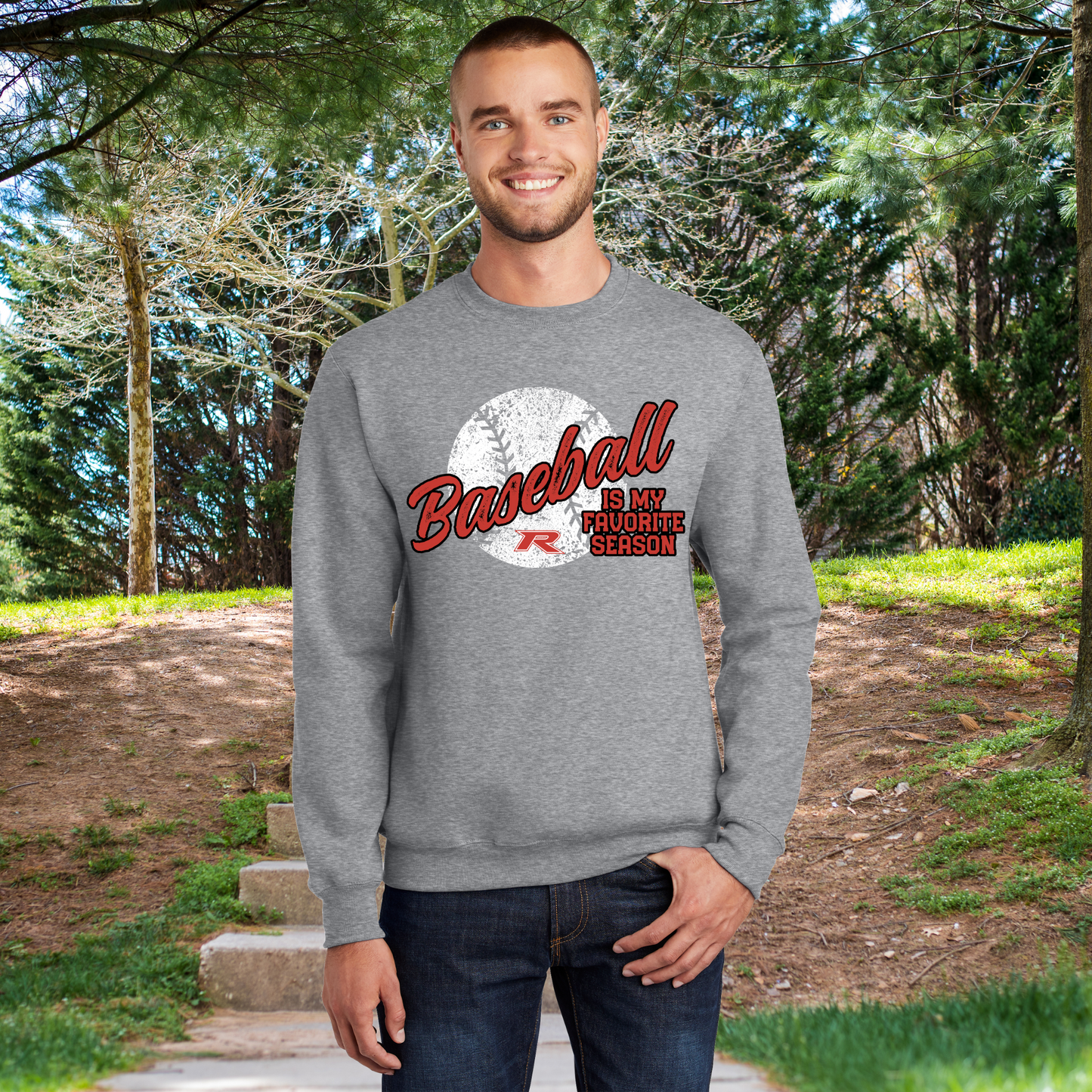 Rocklin Pony Baseball Hoodie- Favorite Season