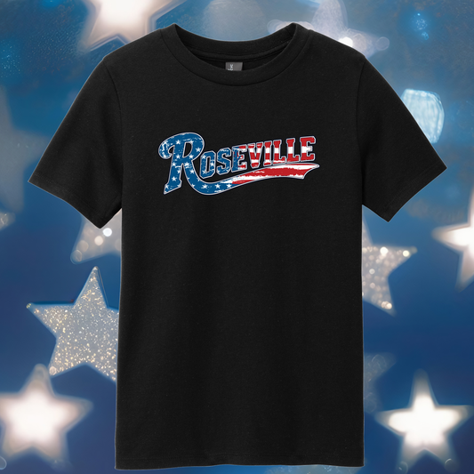 Roseville Pony Baseball Tees and Tanks-Adult and Youth- All Star Uniform logo 2026)
