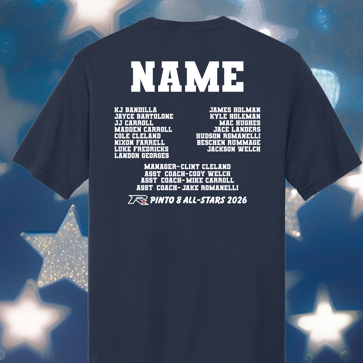 All Star Performance Tee/Hoodie- Youth and Adult- Rocklin- Roster All Stars 2026