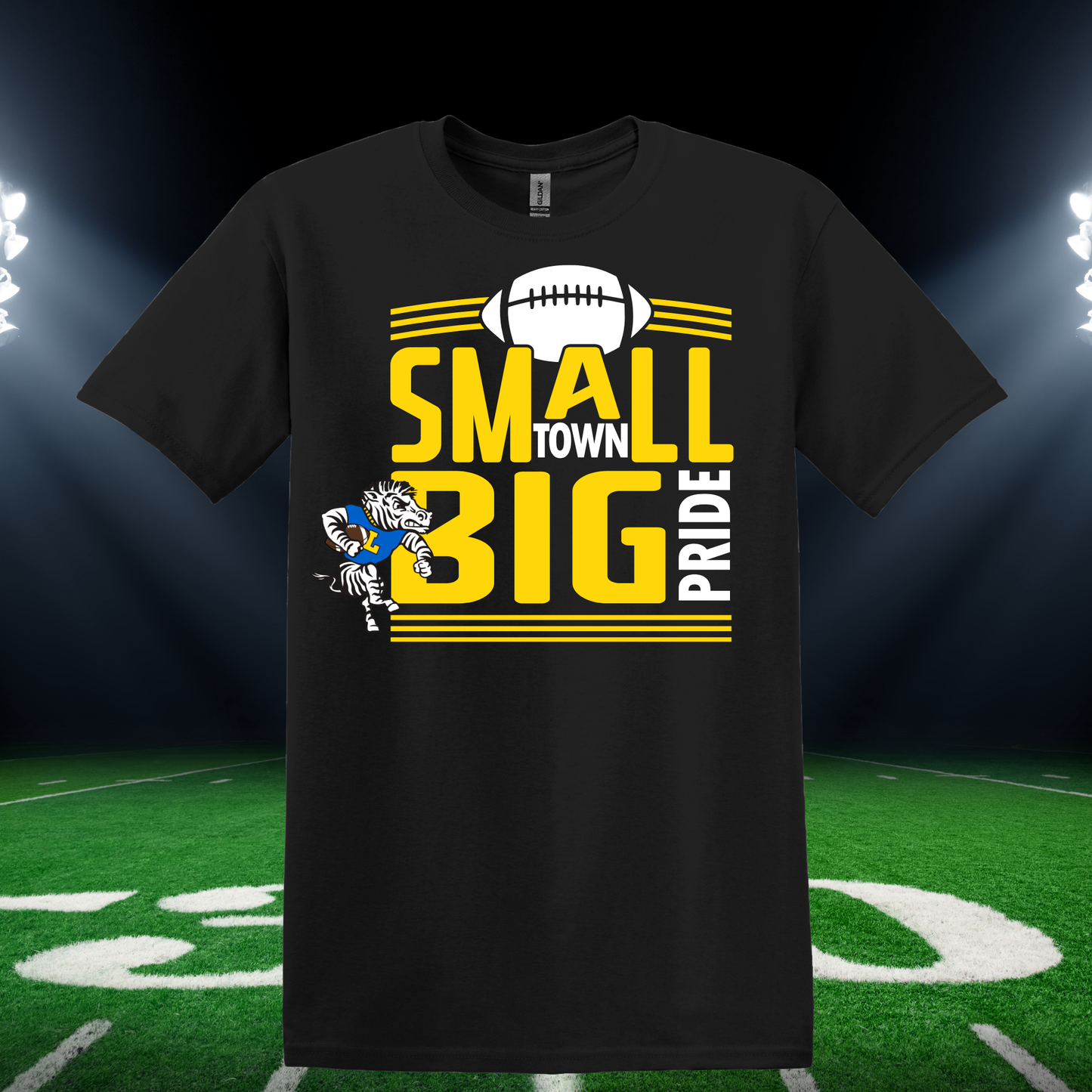 Lincoln Zebra Tees and Tanks- Small Town