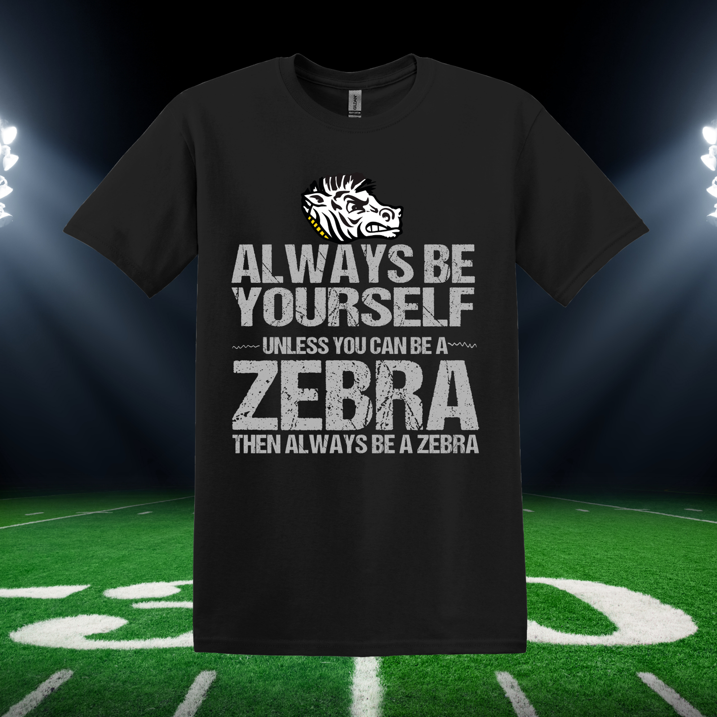 Lincoln Zebra Tees and Tanks- Be yourself