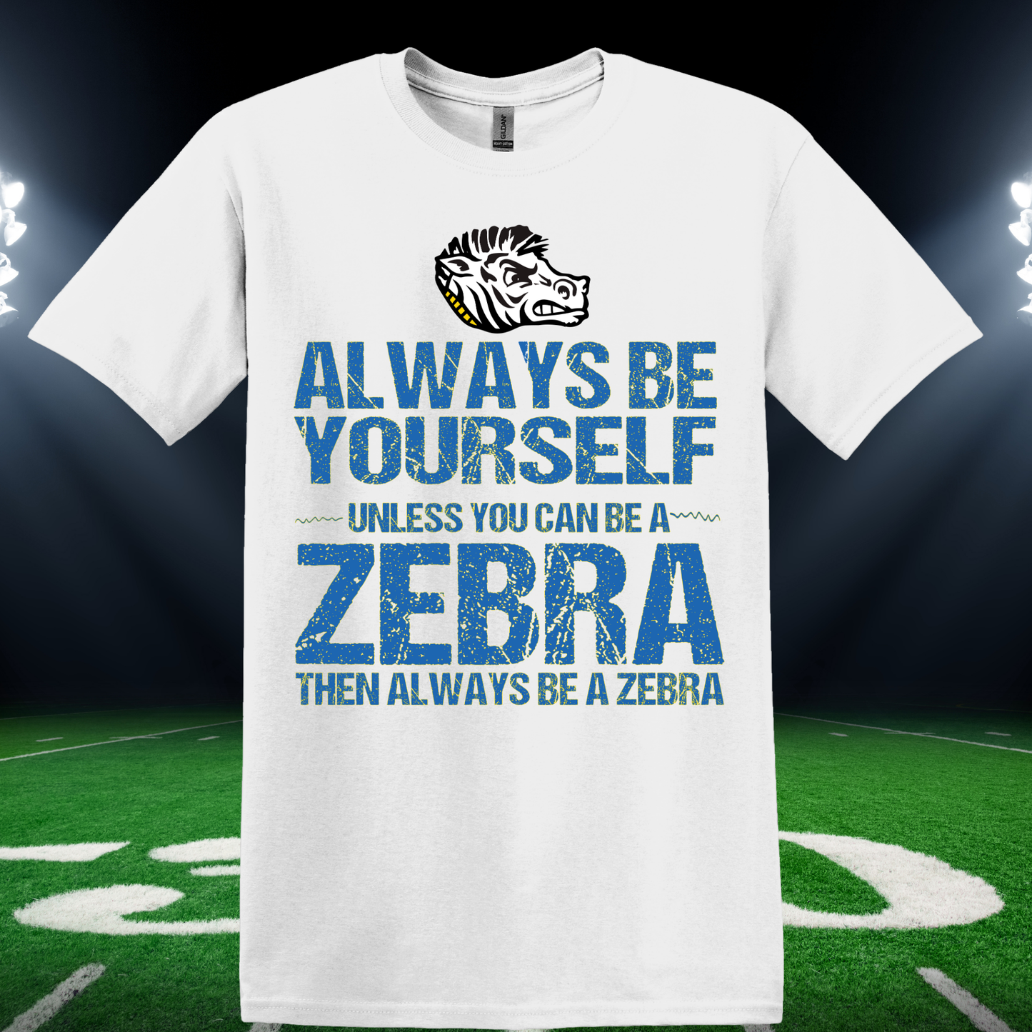 Lincoln Zebra Tees and Tanks- Be yourself