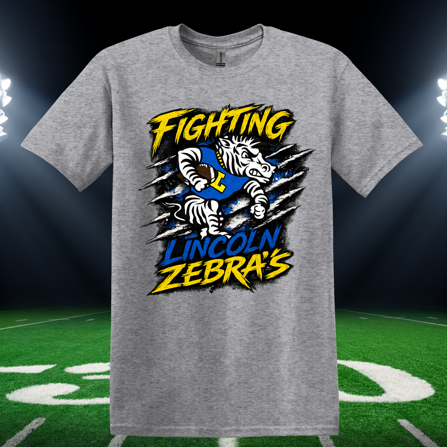 Lincoln Zebra Tees and Tanks- Fighting Zebras