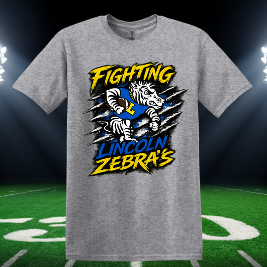 Lincoln Zebra Tees and Tanks- Fighting Zebras