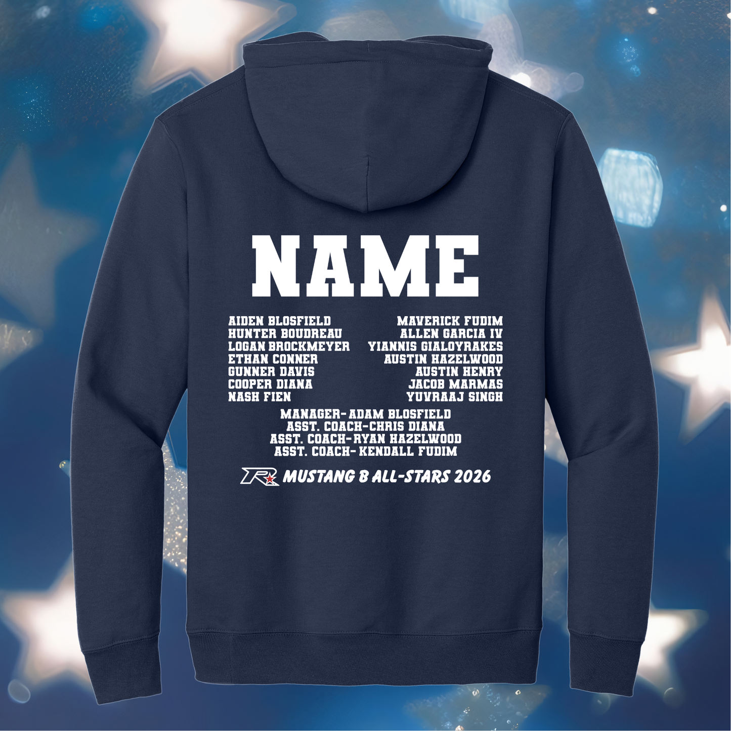 All Star Performance Tee/Hoodie- Youth and Adult- Rocklin- Roster All Stars 2026