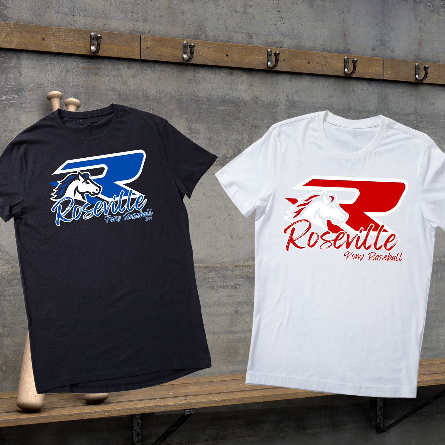 Roseville Pony Baseball -Spirit Wear- Youth & Toddler Core Cotton Tee