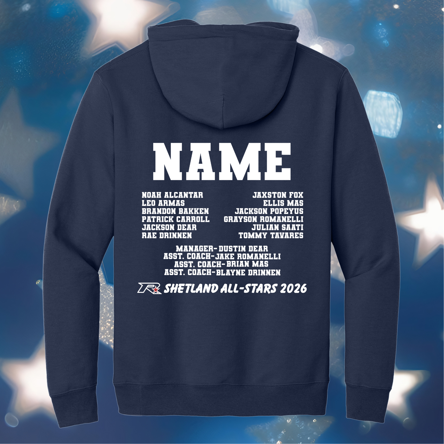 All Star Performance Tee/Hoodie- Youth and Adult- Rocklin- Roster All Stars 2026