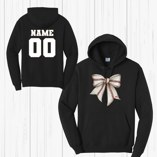 Rocklin Pony Baseball Hoodie/Crew-Bow