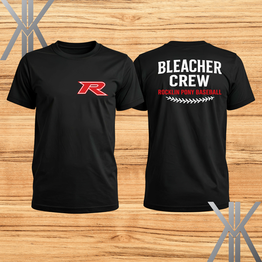 Rocklin Pony Baseball Tees, Tanks, Hoodies and Crew-Bleacher Crew