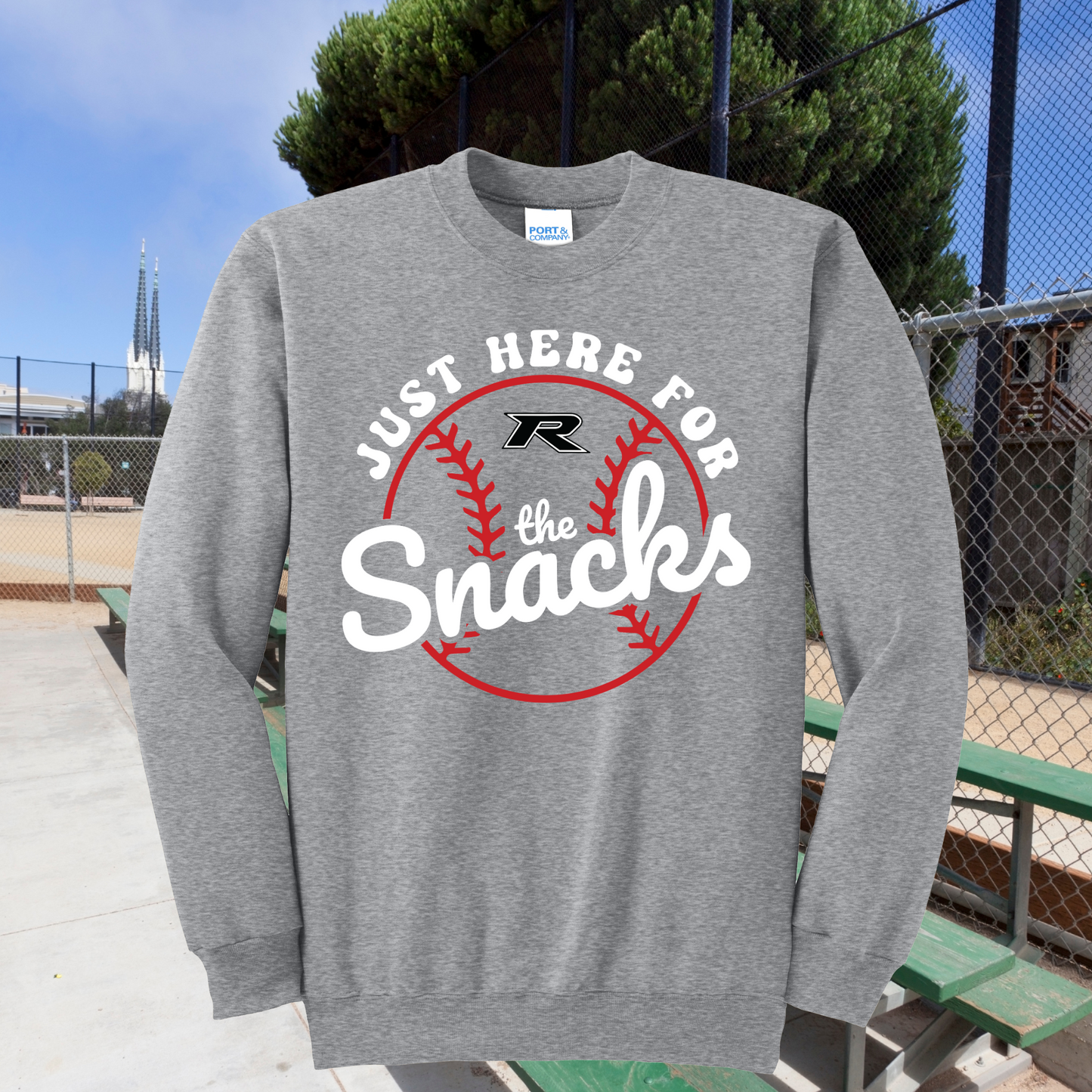 Rocklin Pony Baseball Hoodie- snacks