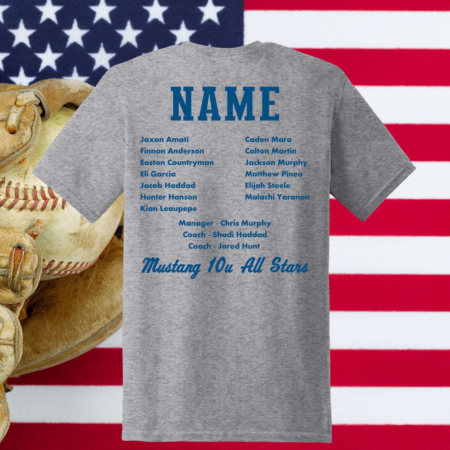 Roseville Pony Baseball Tees and Tanks-Adult and Youth- All Star 2025