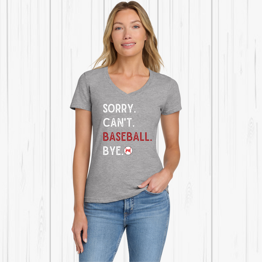 Rocklin Pony Baseball Tees and Tanks-Sorry Baseball