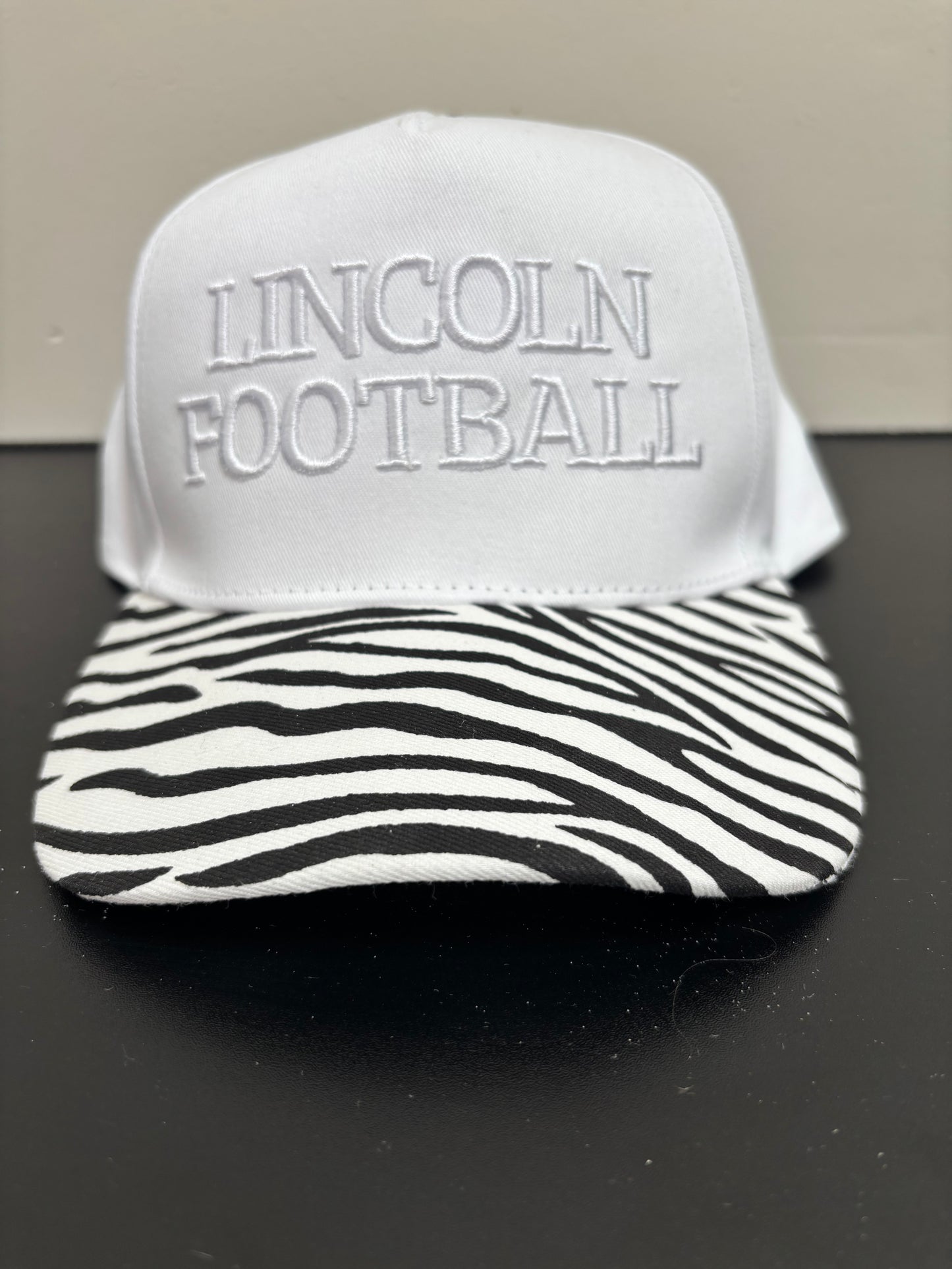 LIncoln Zebra- Snap back by CFOXRUN Designs