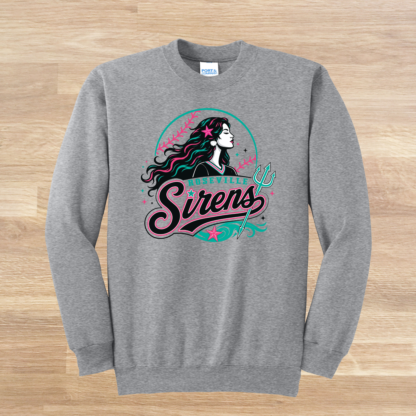 Sirens RP- Adult and Youth Hoodie/Crew-Mermaid