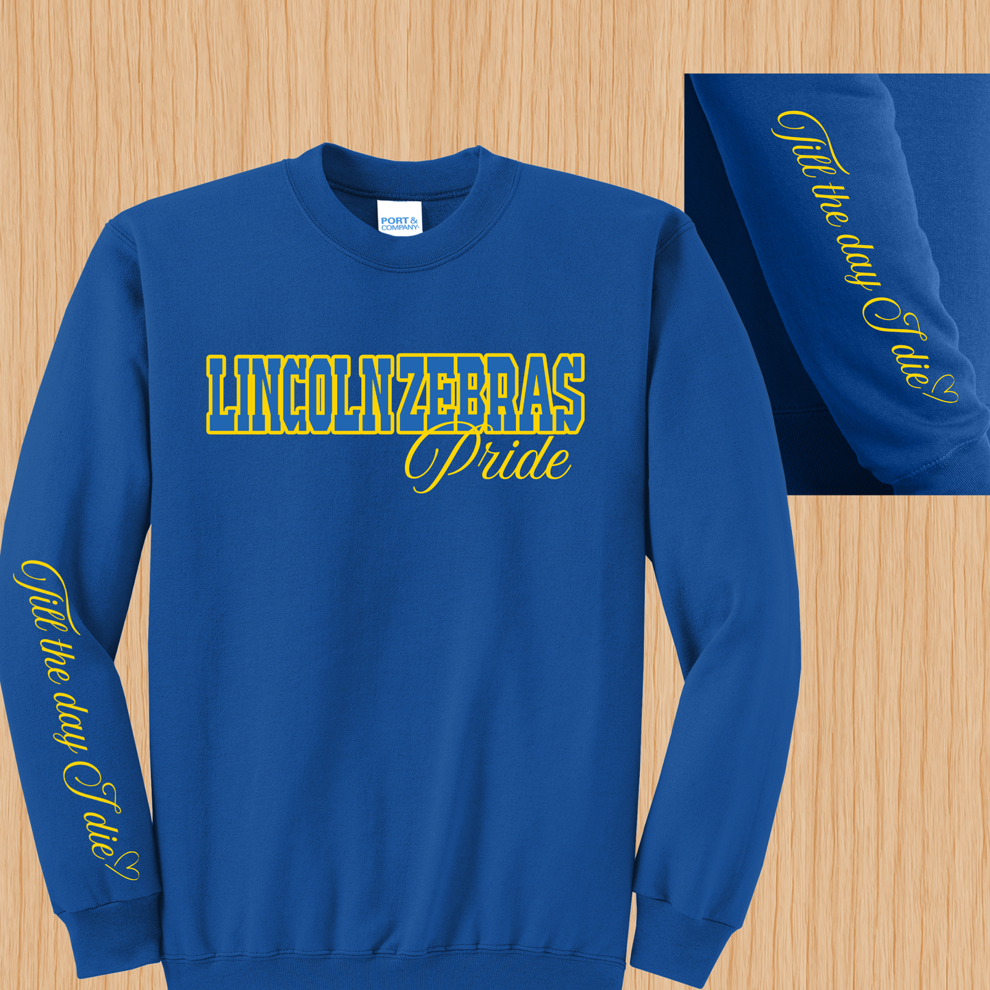 Lincoln Zebras Hoodie- pride till I die