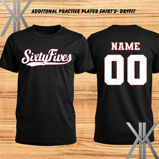 Rocklin 65- addtl Practice shirts