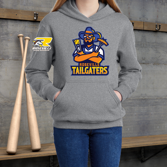 Roseville Pony Baseball Adult/Youth Hoodie-Tail Gators