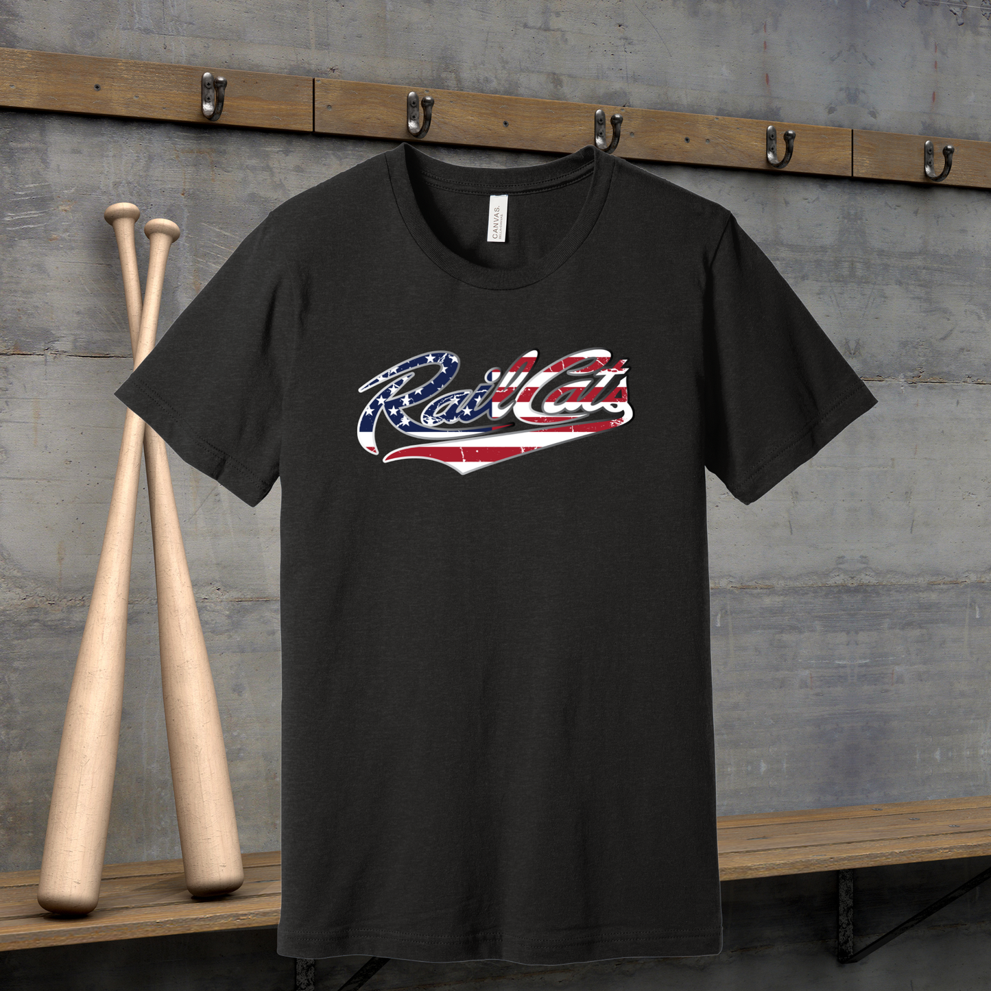 Rail Cats-Adult and Youth- Tee/Tank-RSPB- Flag