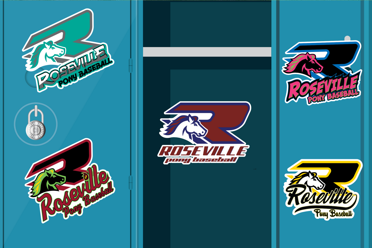 Roseville Pony Team Stickers