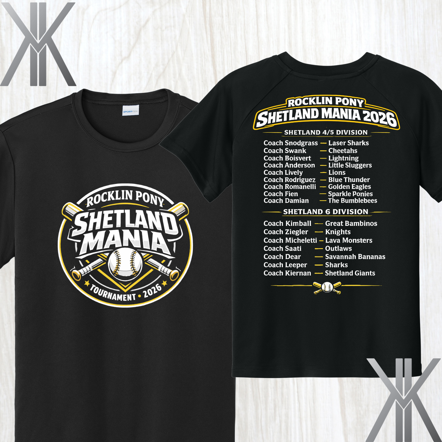 Event Tee- Youth and Adult- Roster Shetland