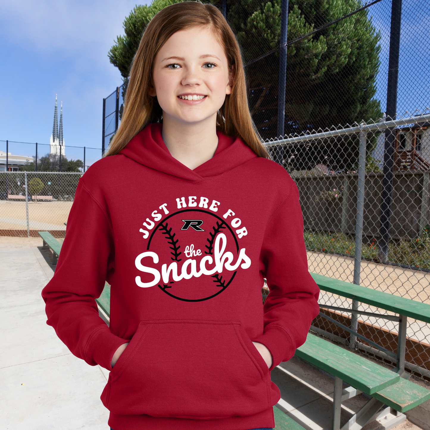 Rocklin Pony Baseball Hoodie- snacks