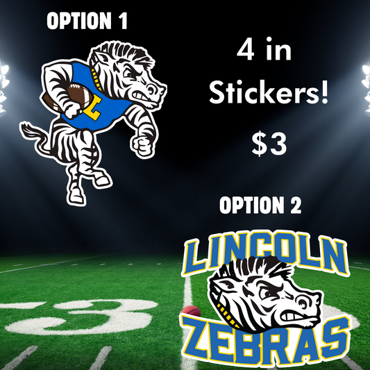 LIncoln Zebra- Stickers