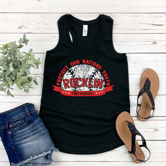 Rocklin Pony Baseball Tees and Tanks- Protect