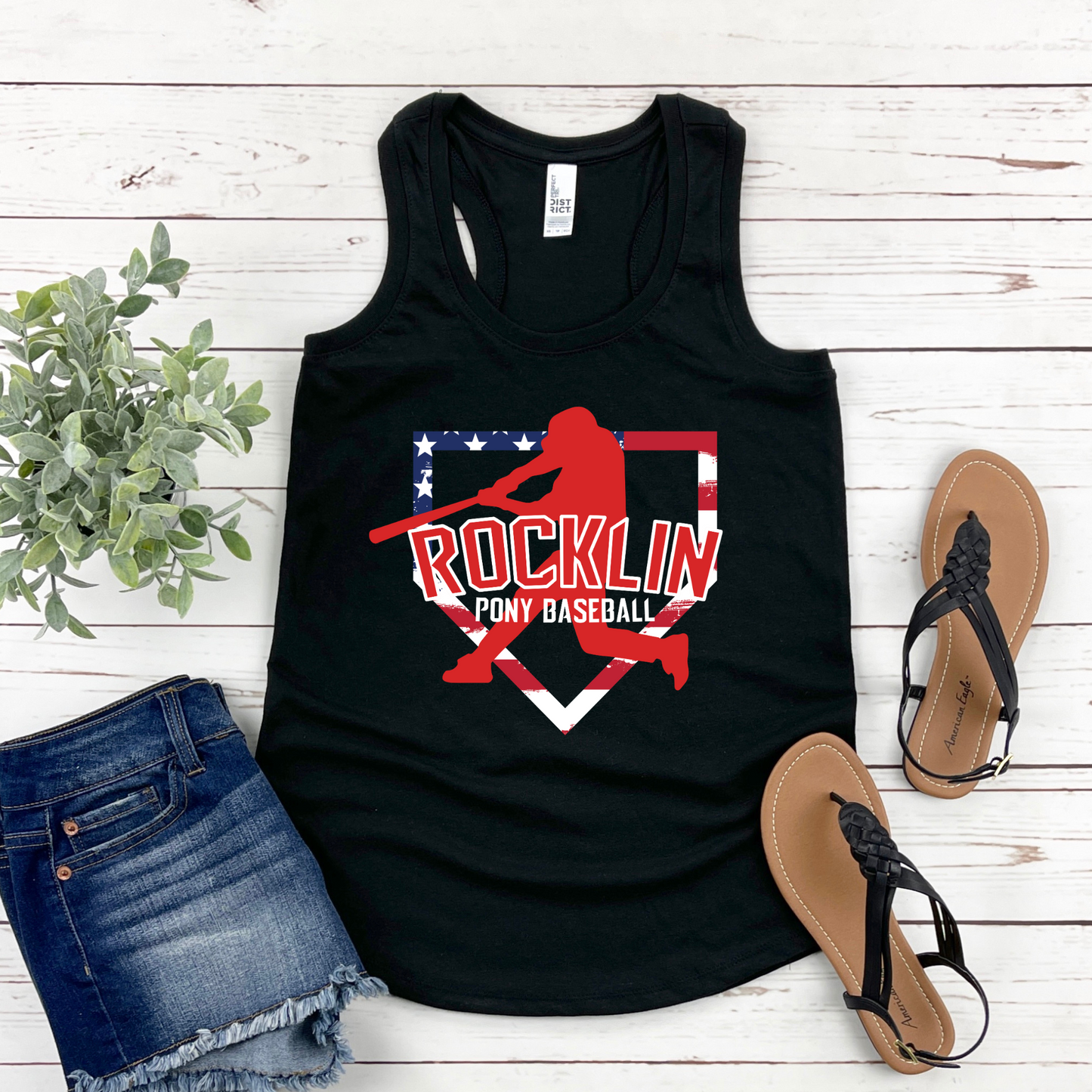 Rocklin Pony Baseball Tees and Tanks-Home Plate