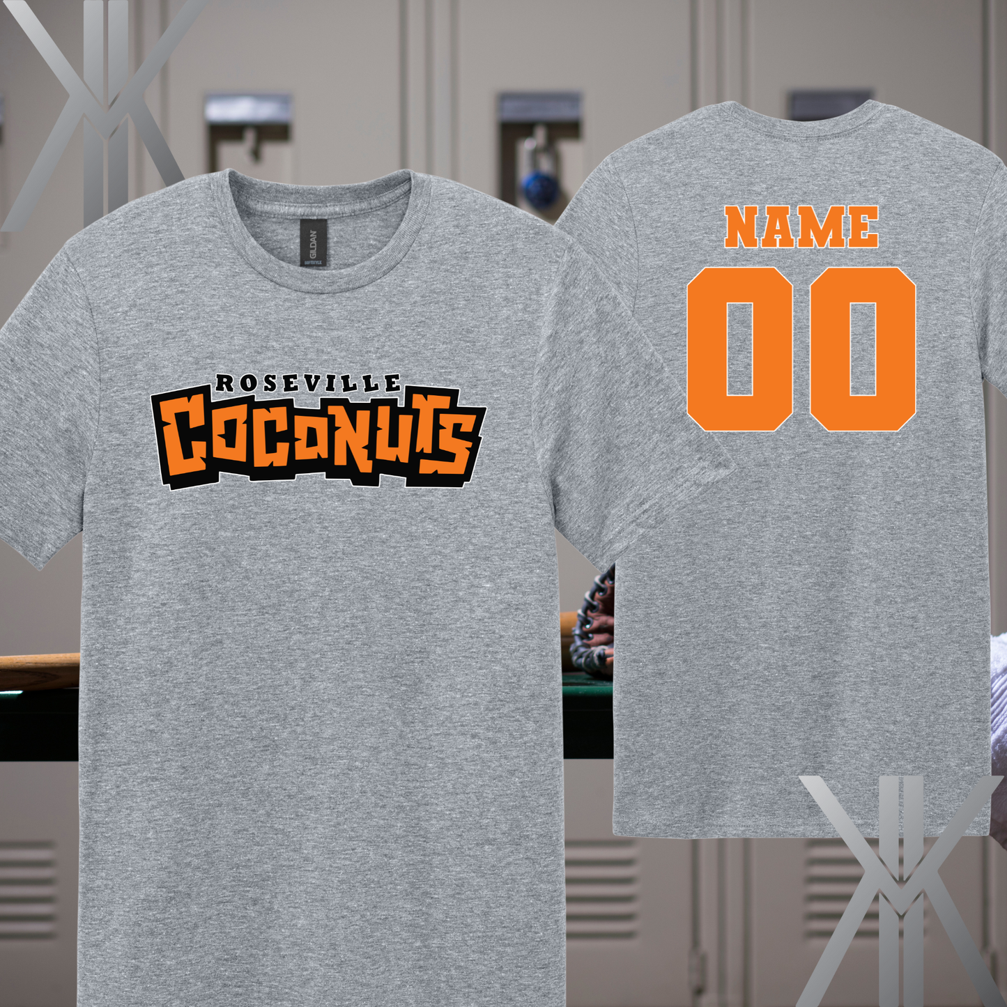 Roseville Pony Baseball Tees and Tanks-Adult and Youth- coconuts