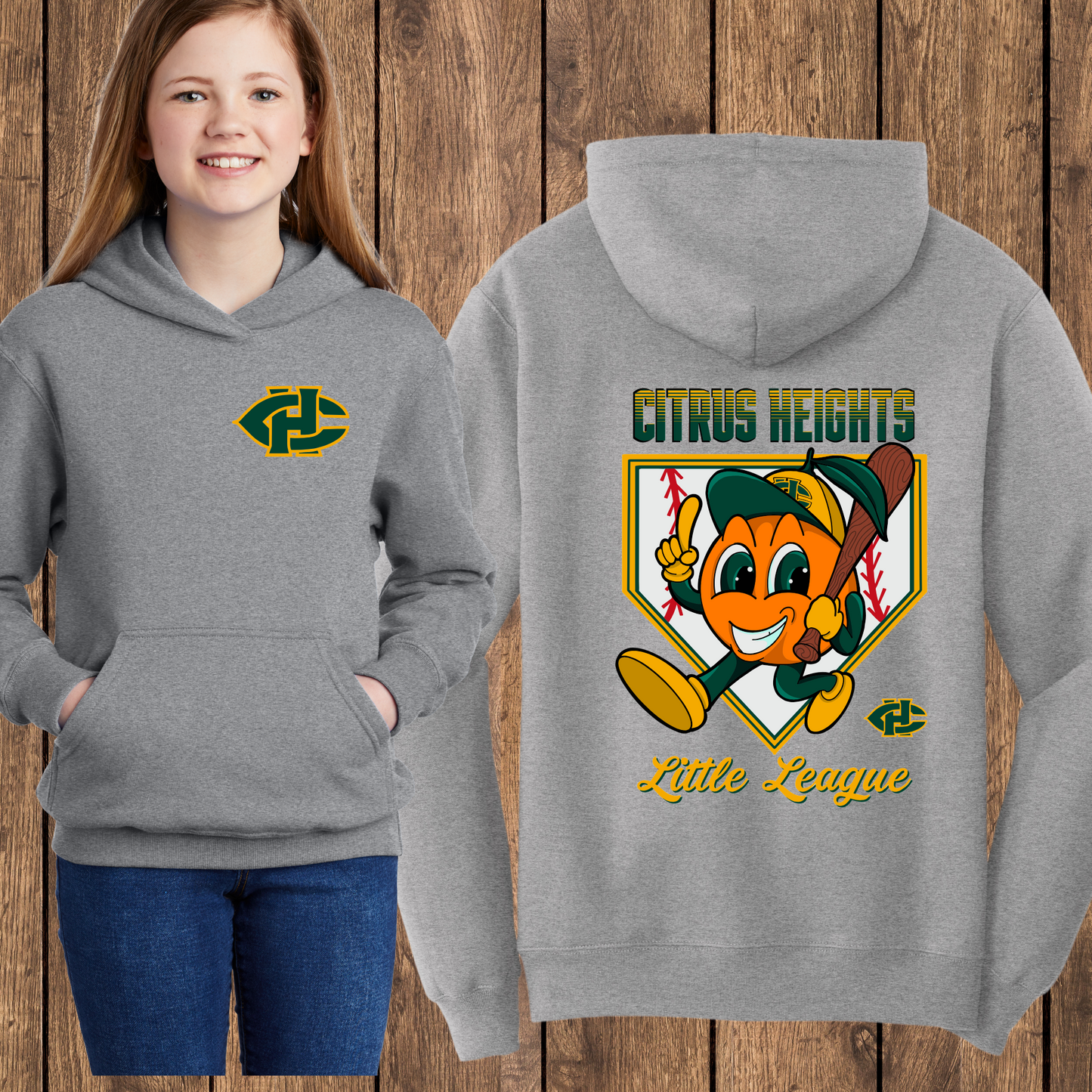 CHLL Baseball Hoodie-Citrus Heights Ball