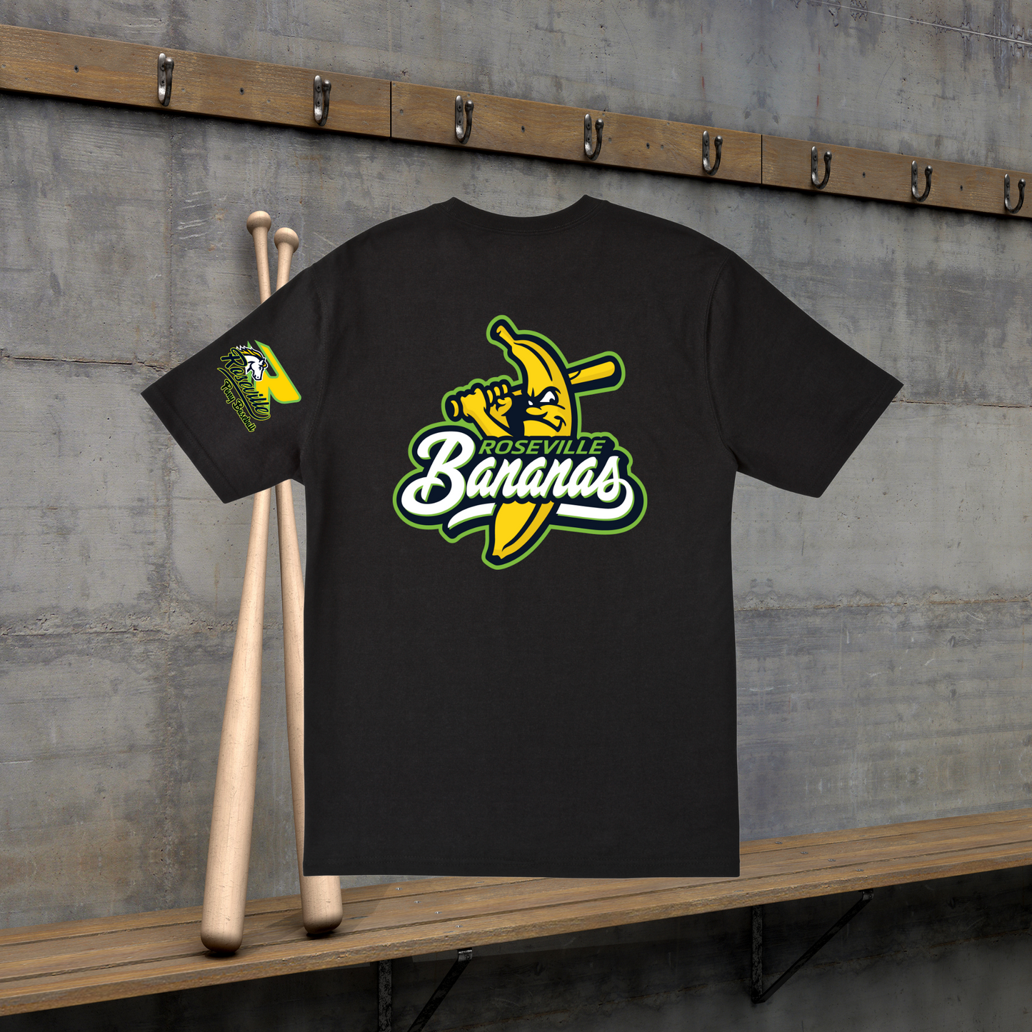 Roseville Pony Baseball - Team Bananas - Youth & Toddler Core Cotton Tee