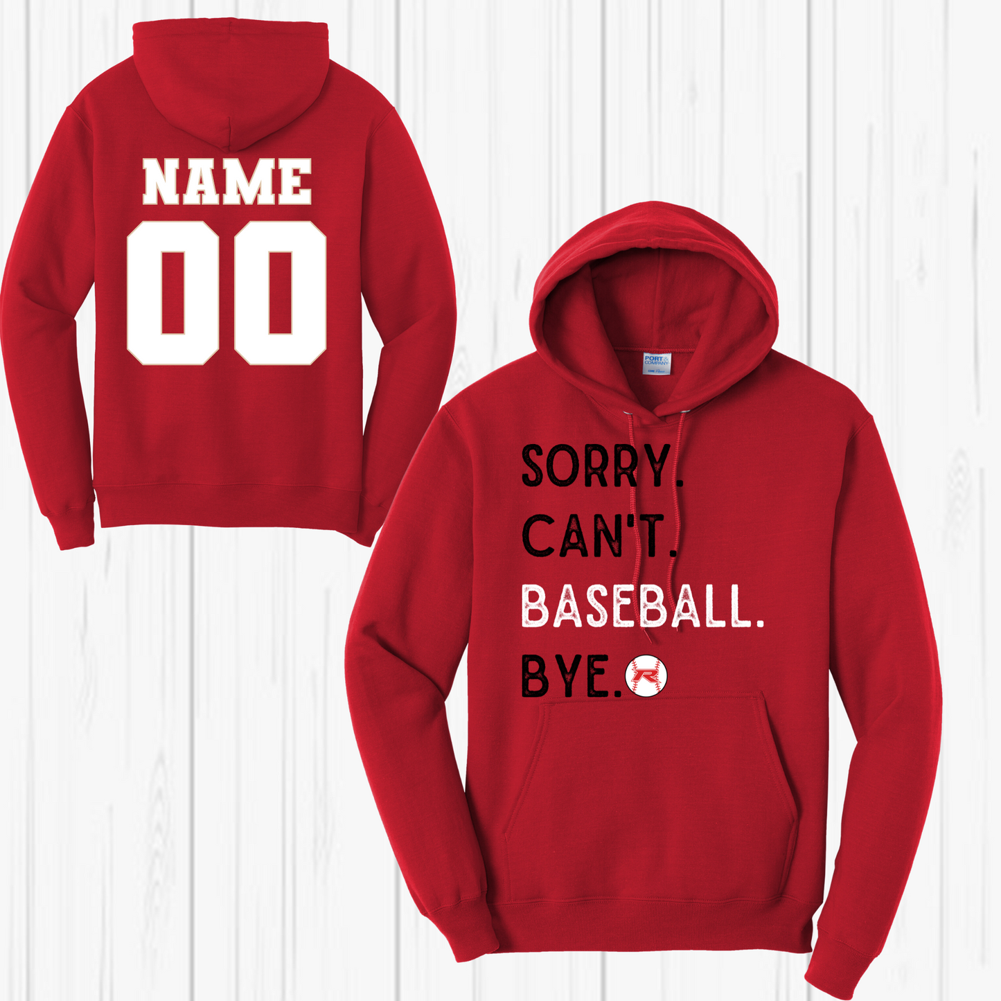 Rocklin Pony Baseball Hoodie- Sorry Baseball