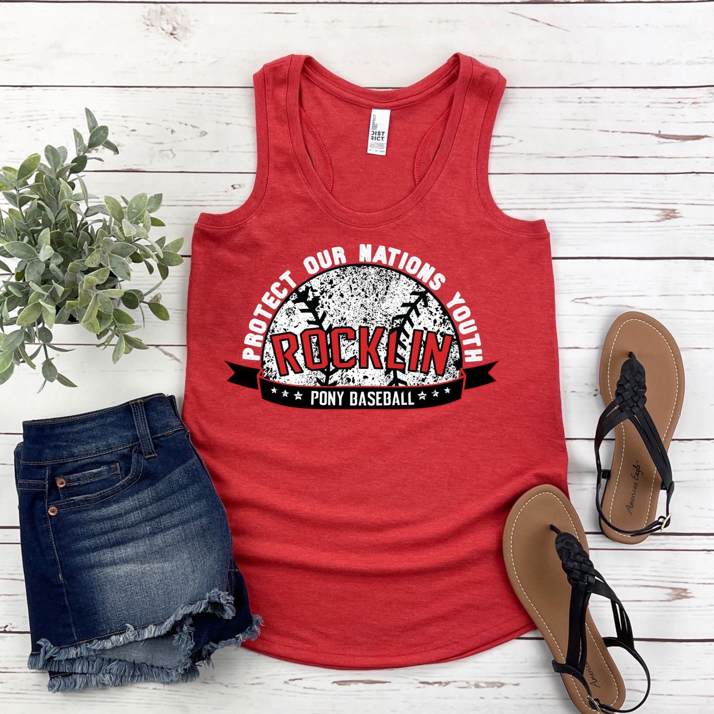 Rocklin Pony Baseball Tees and Tanks- Protect