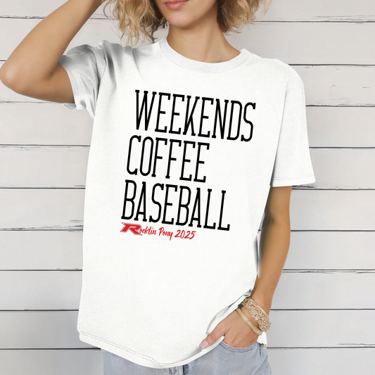 Rocklin Pony Baseball Tees and Tanks-Weekends