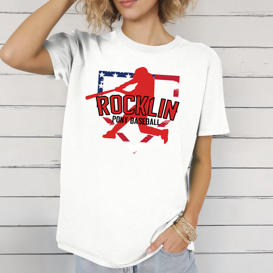 Rocklin Pony Baseball Tees and Tanks-Home Plate