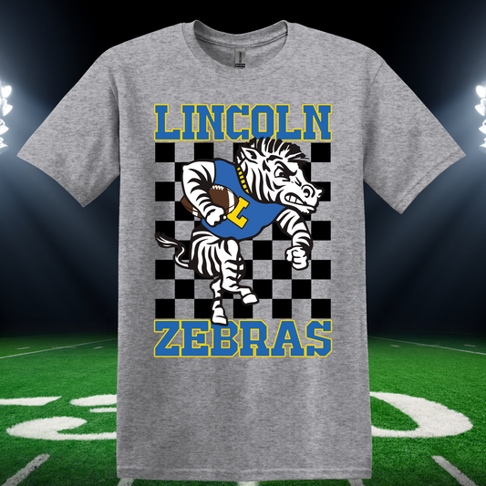 Lincoln Zebra Tees and Tanks- Lincoln Zebra